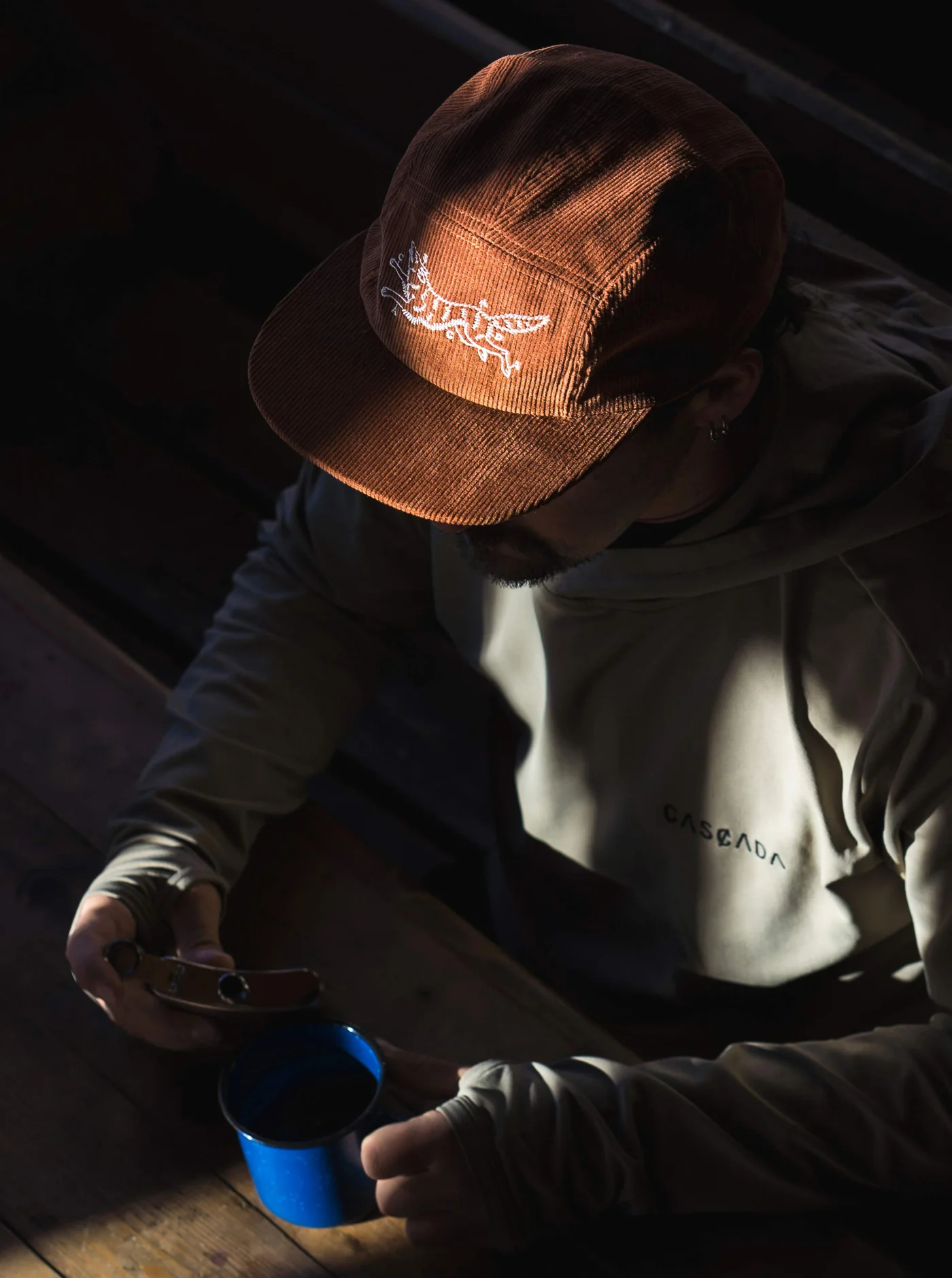 Corduroy Camper Hat - Light Rust - Image 8