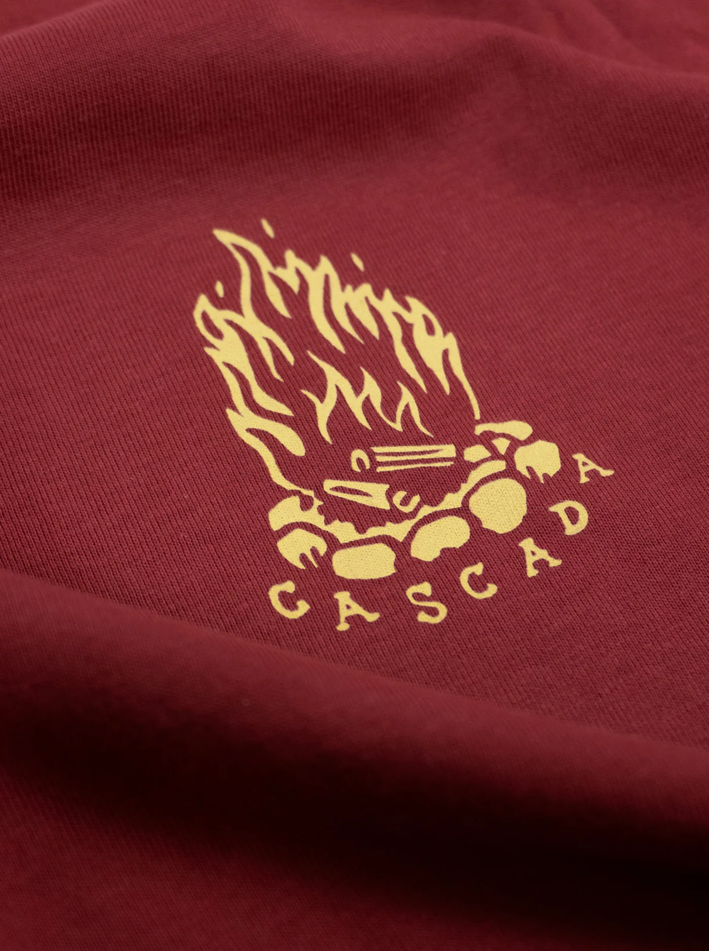 Cotton Unisex T-Shirt - Campfire - Wild Raspberry - Image 3