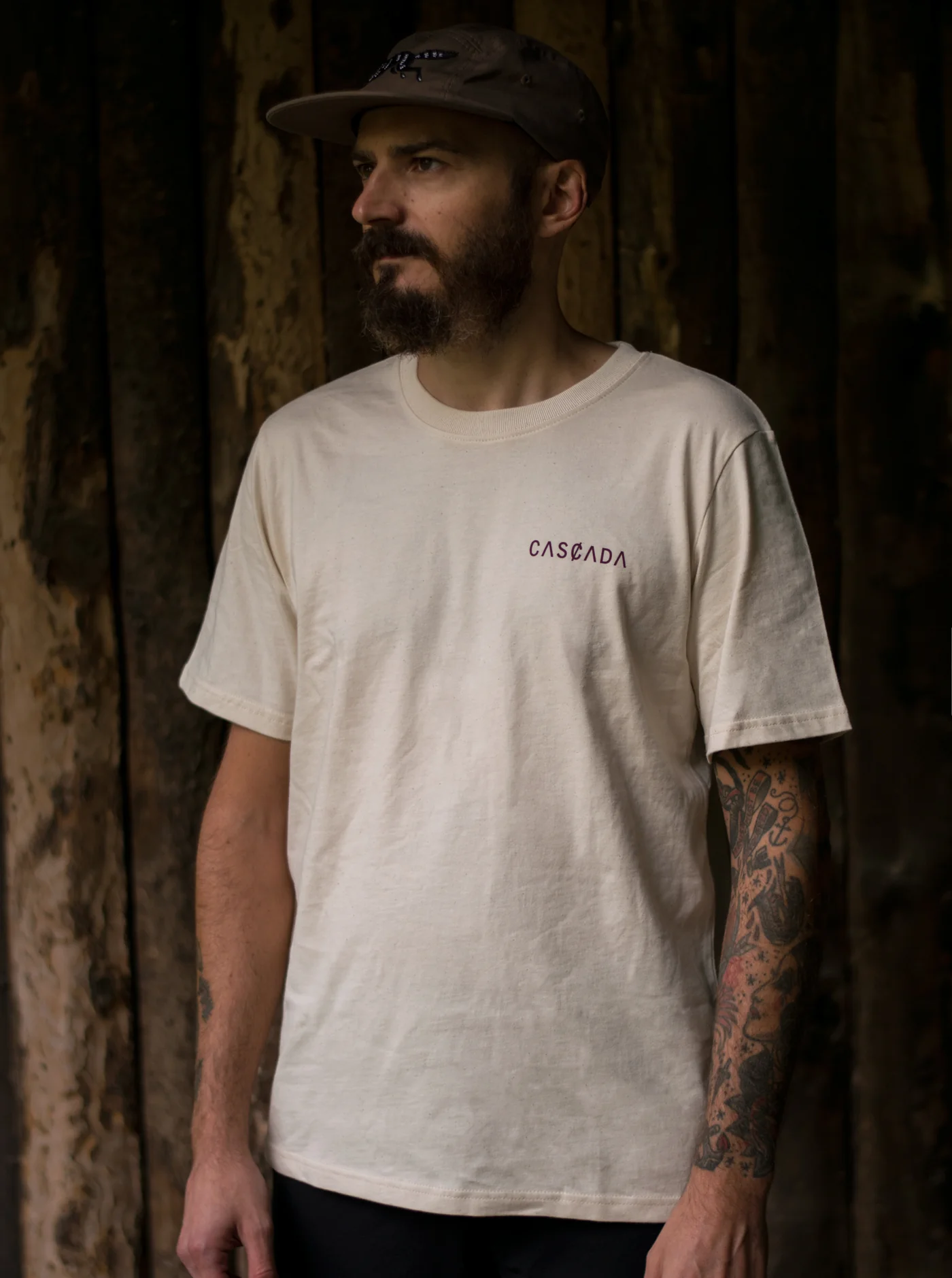 Cotton Unisex T-Shirt - Campfire - Wild Raspberry - Image 6
