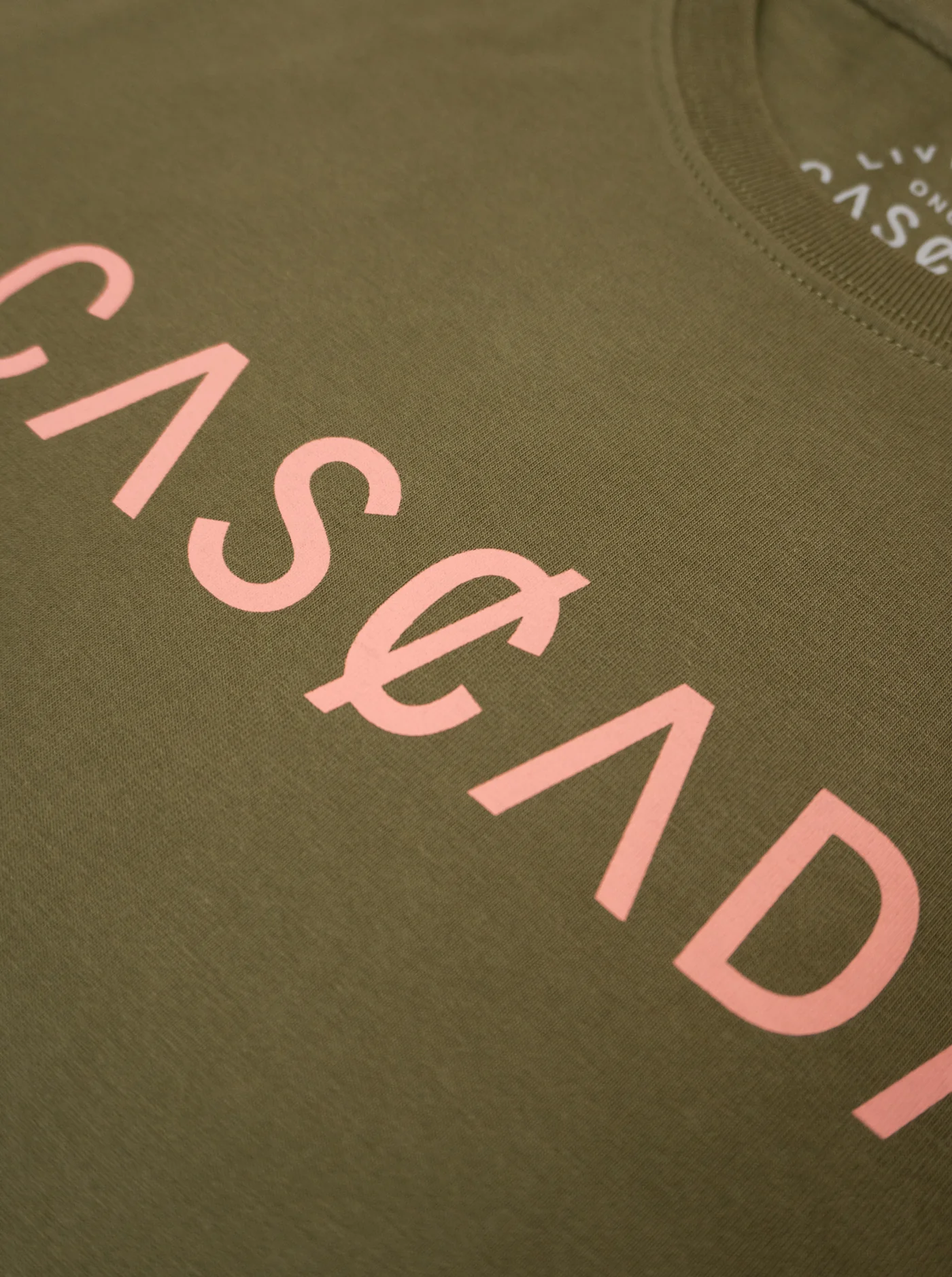 Cotton Unisex T-Shirt - Classic Logo Olive - Image 4