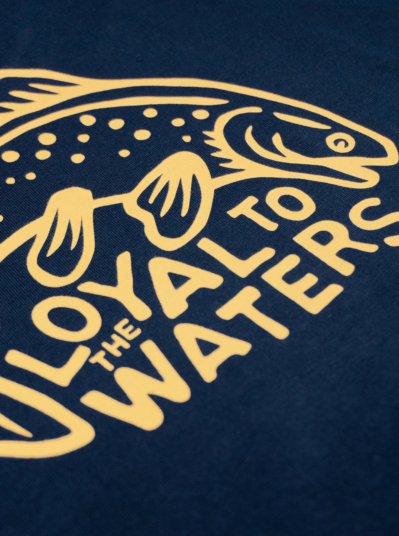 Cotton Unisex T-Shirt - Loyal To The Waters - Image 3