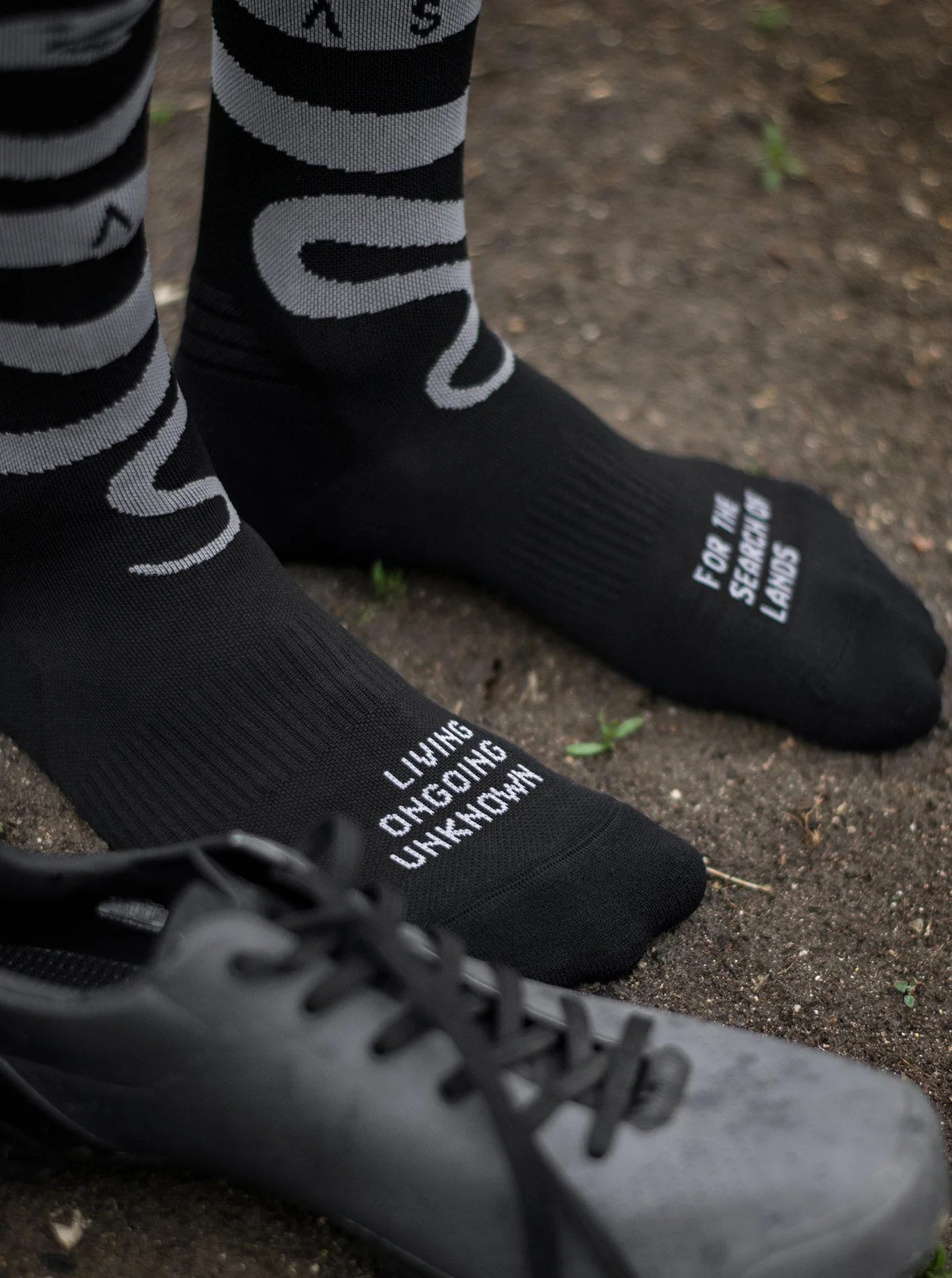 Cross Socks - White Snake - Image 3