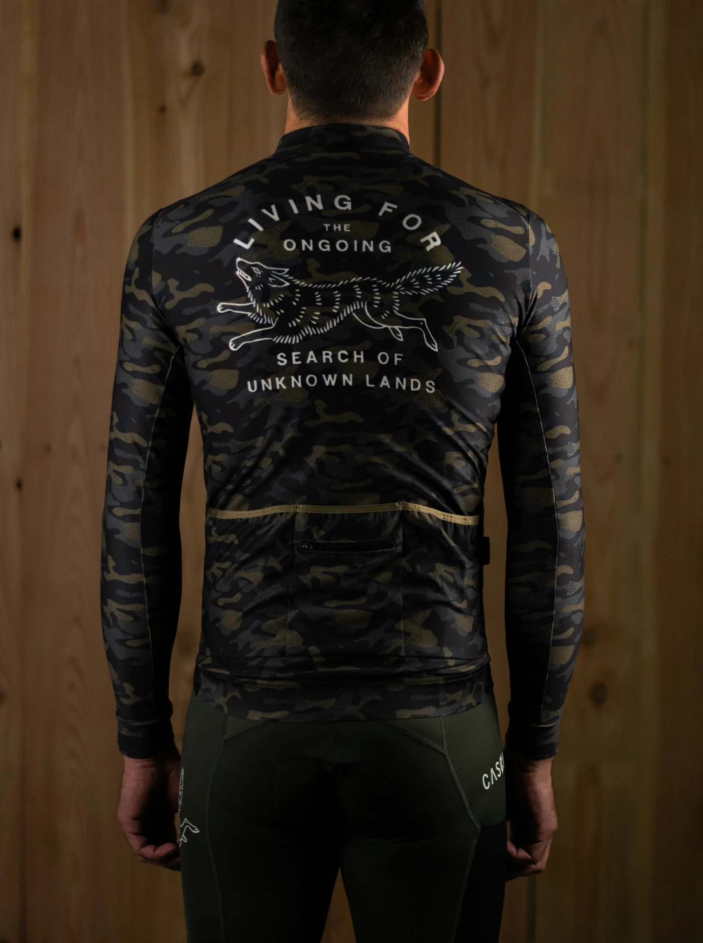 Cycling Long Sleeve Jersey - Woodland - Image 11