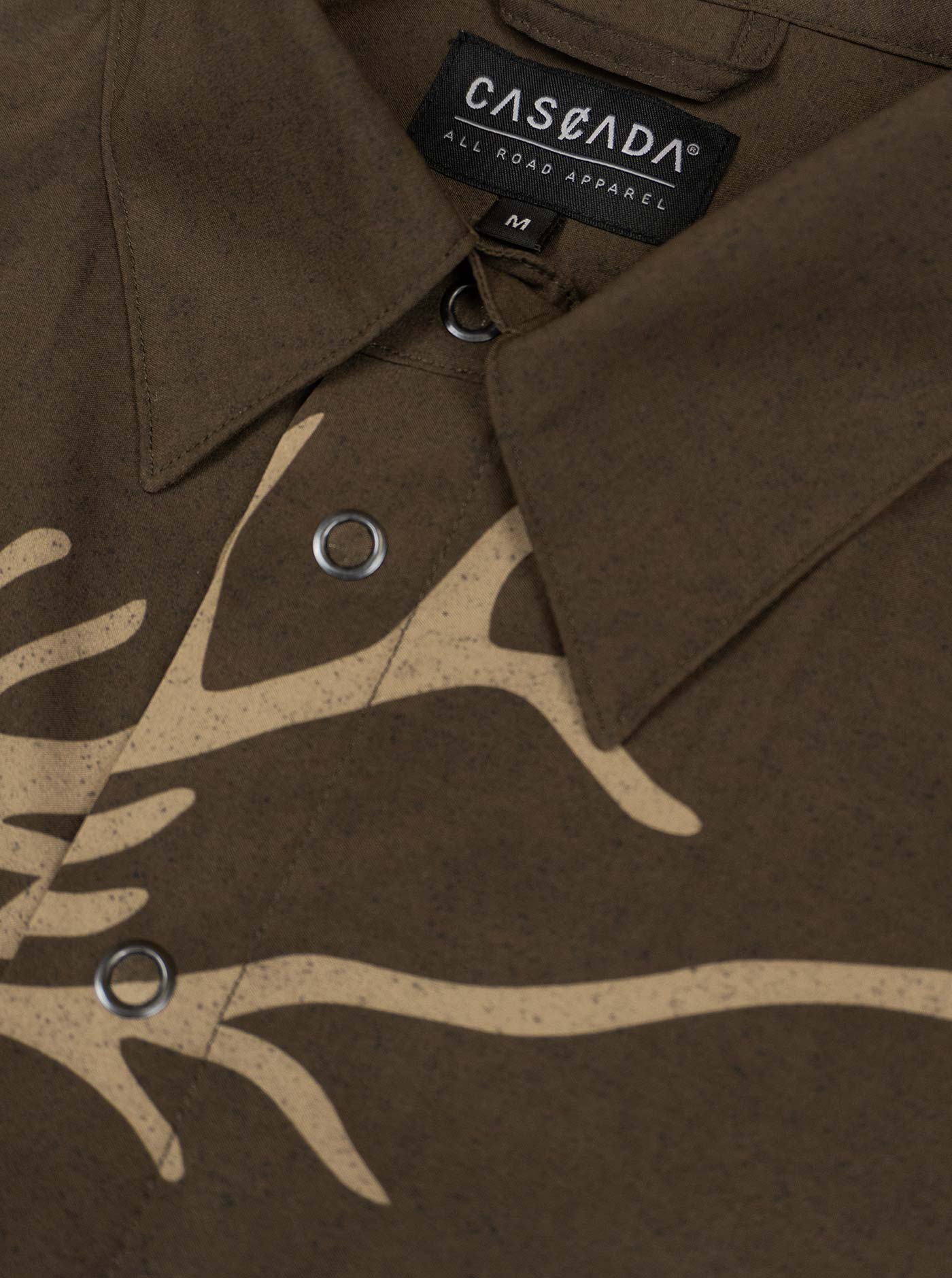 Howling Button Up Shirt - Forest Forge - Brown - Image 3