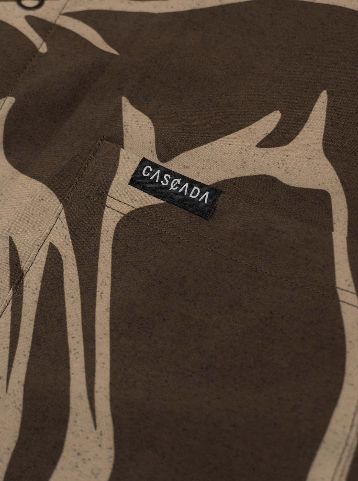 Howling Button Up Shirt - Forest Forge - Brown - Image 4