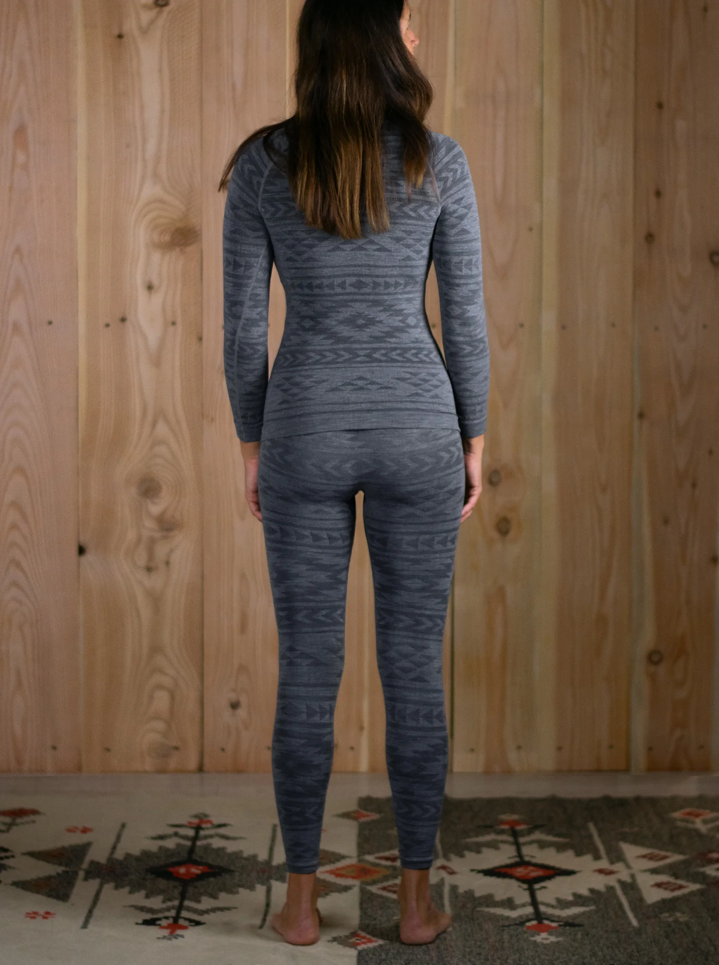 Merino Base Layer Long Sleeve Unisex - Earth Black - Image 11