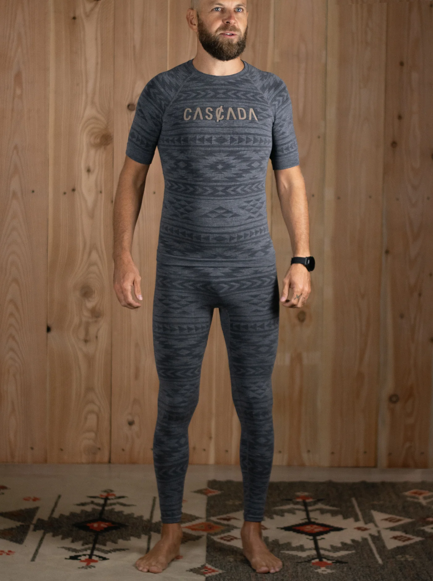 Merino Base Layer Short Sleeve Unisex - Earth Black - Image 8
