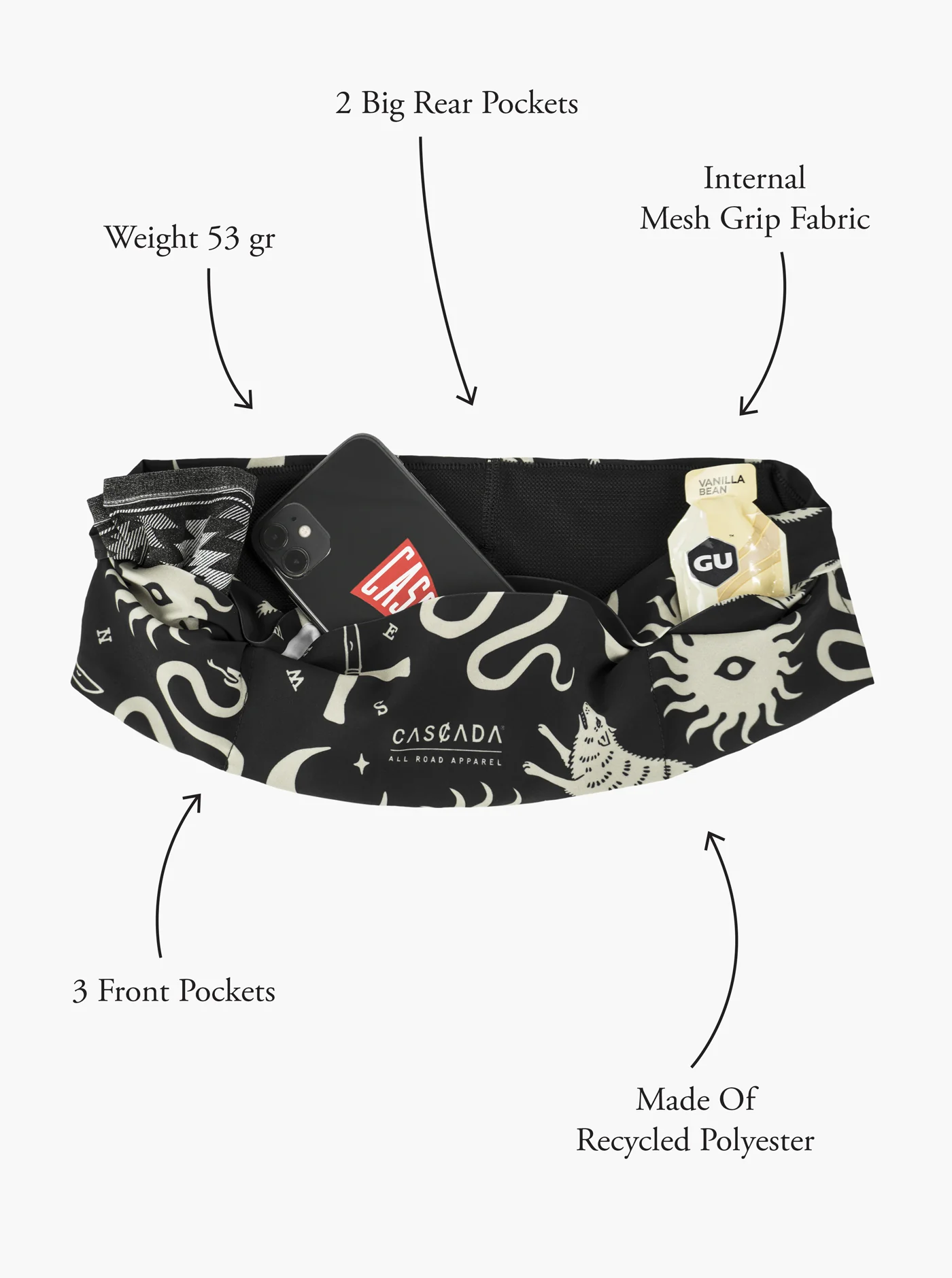 Ritual Running Belt - Black - Image 6
