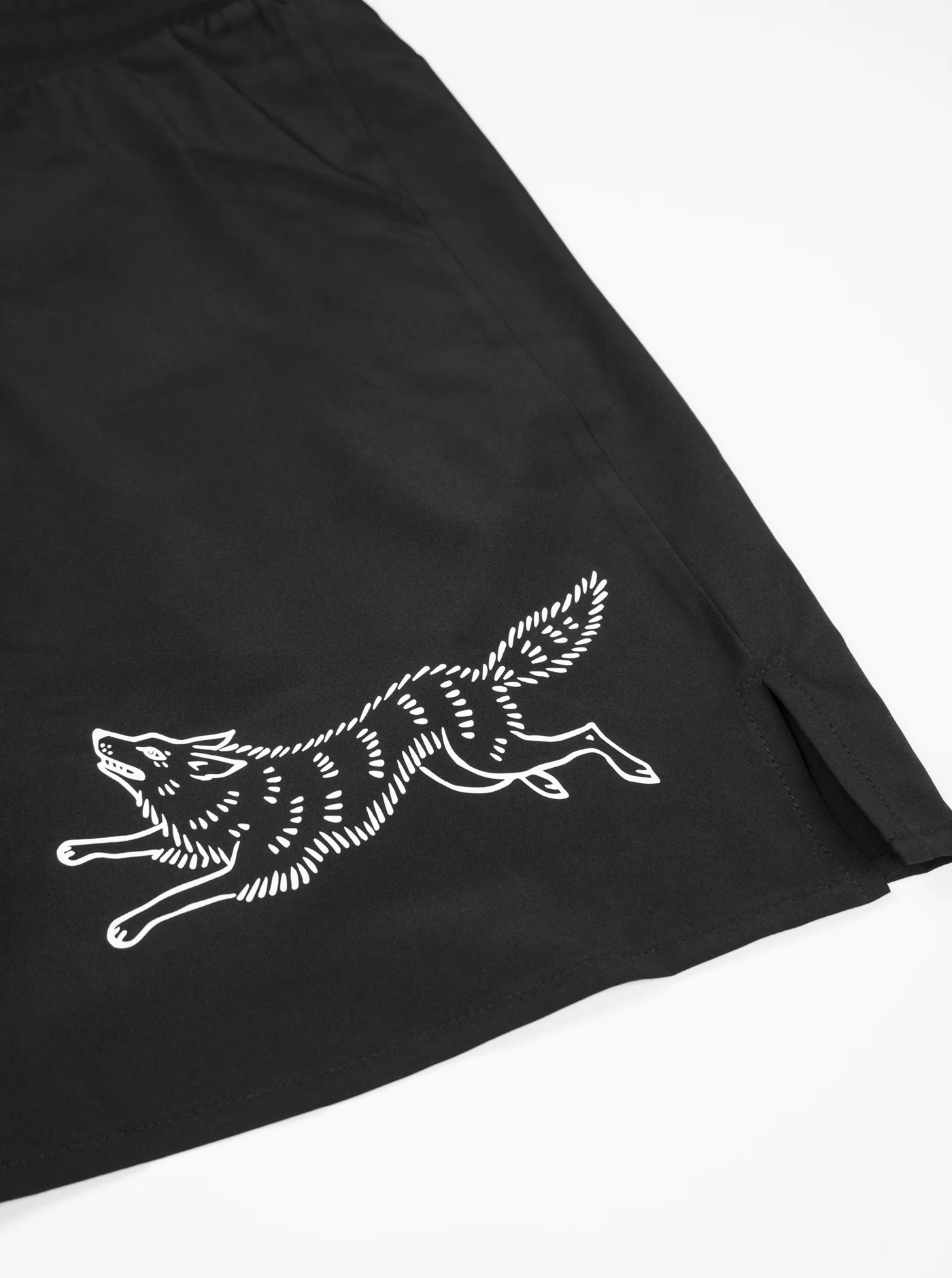 Wolf Running Shorts - Black - Image 4