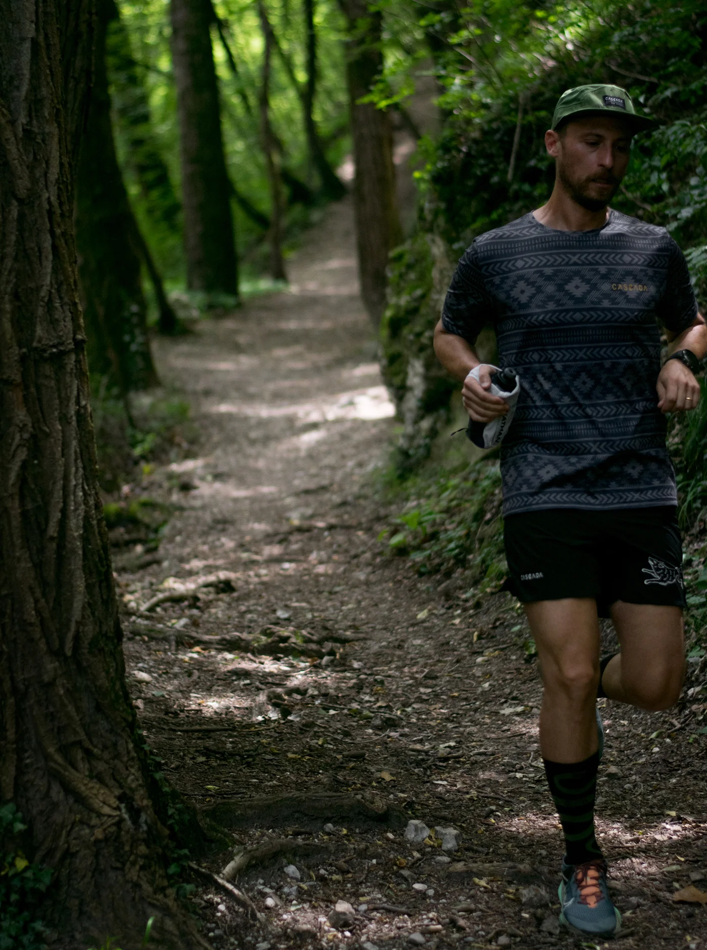 Wolf Running Shorts - Black - Image 7