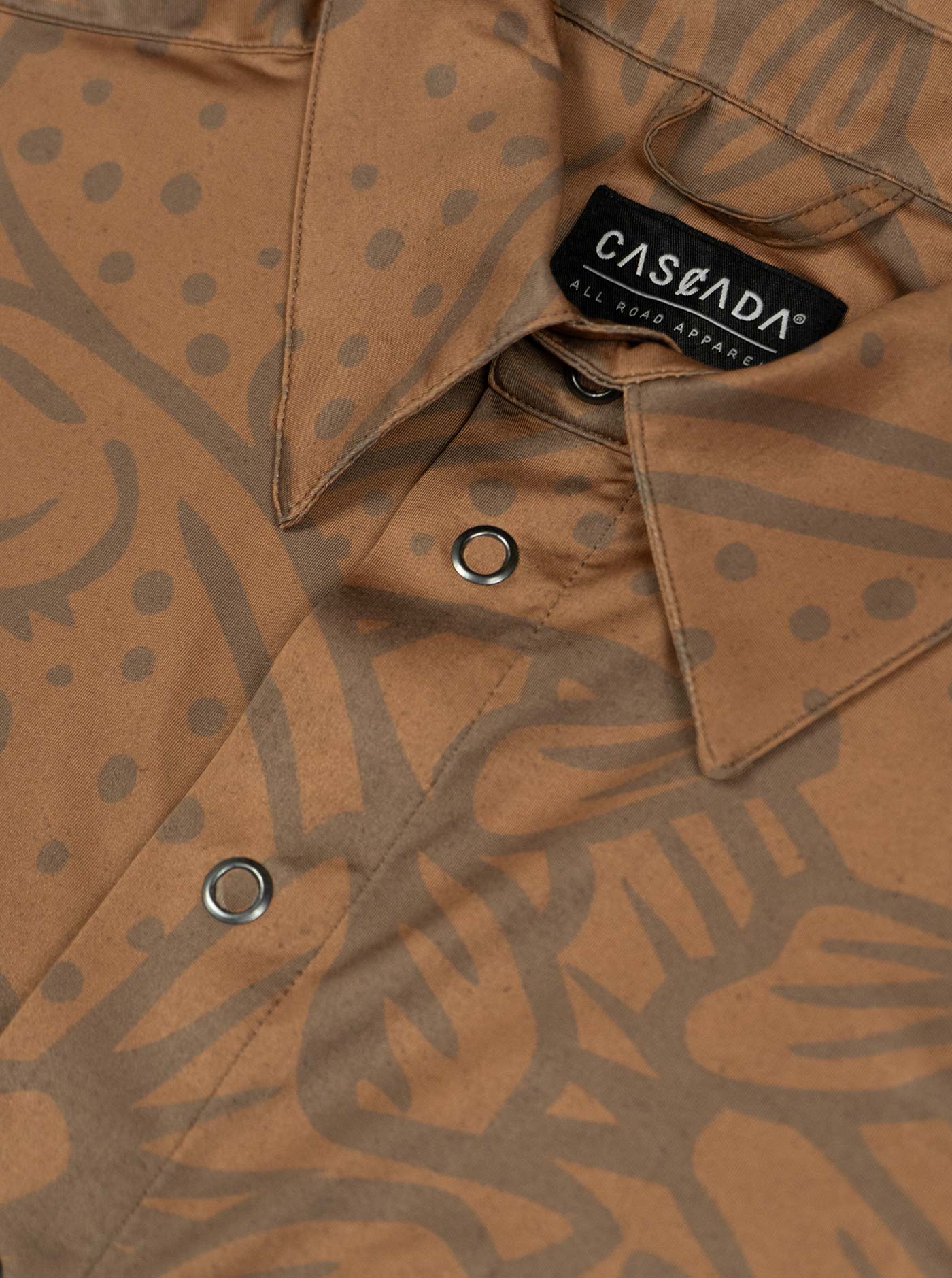 Yonder Long Sleeve Shirt - Loyal To The Waters - Rust - Image 3